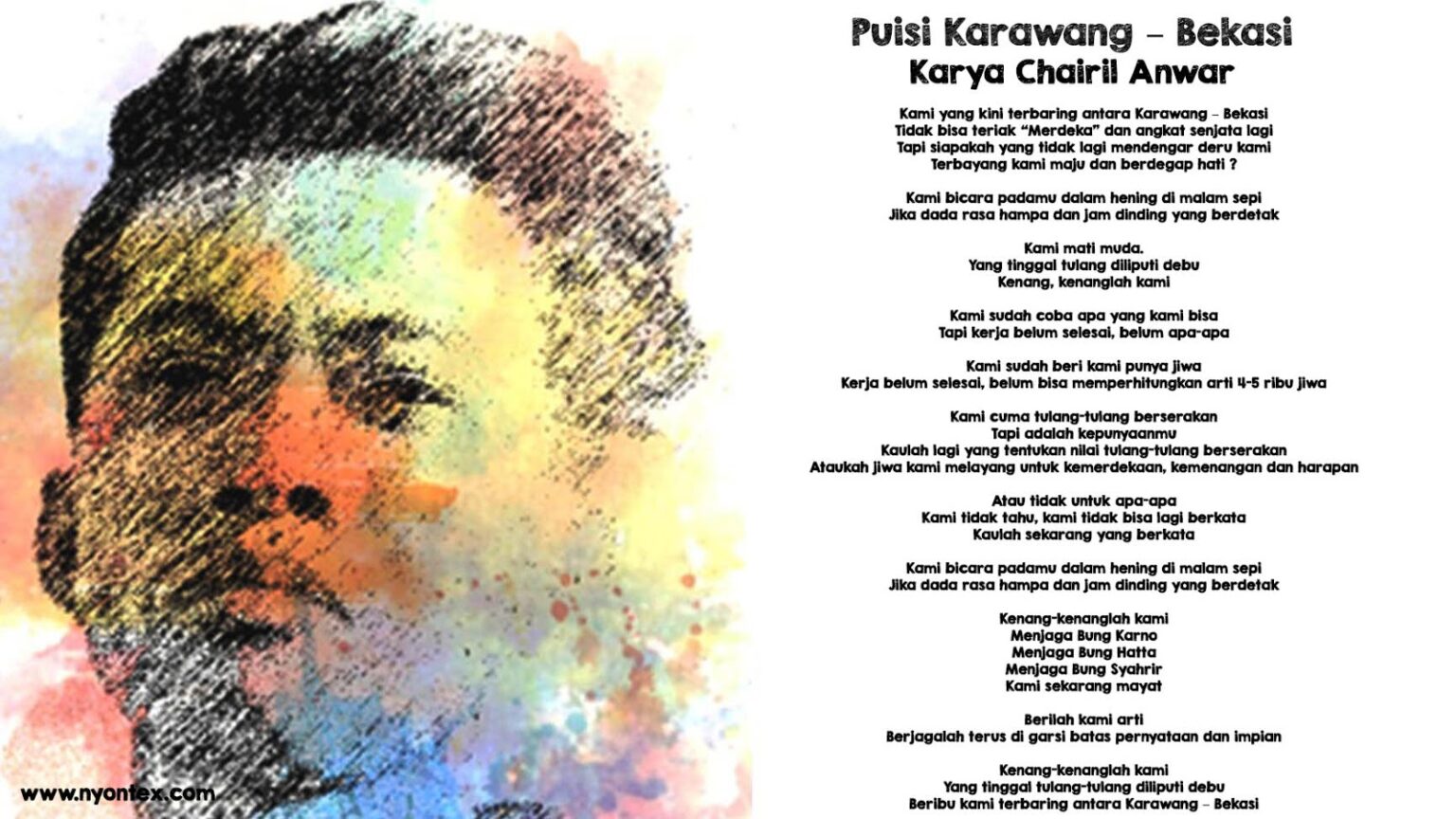 Puisi Karawang – Bekasi Karya Chairil Anwar - Freedomnesia